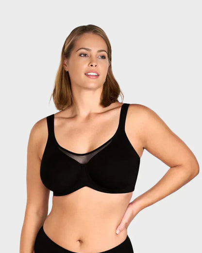 🏆Letzter Tag Sonderpreis €10.99!🤎💐Eleganter blickdichter Vollschalen-BH für große Größen💕