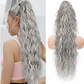 💜 LETZTER TAG DER AKTION - 50 % RABATT 💜Lockige, gewellte Frizz-Haarverlängerung mit Pferdeschwanz