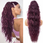 💜 LETZTER TAG DER AKTION - 50 % RABATT 💜Lockige, gewellte Frizz-Haarverlängerung mit Pferdeschwanz