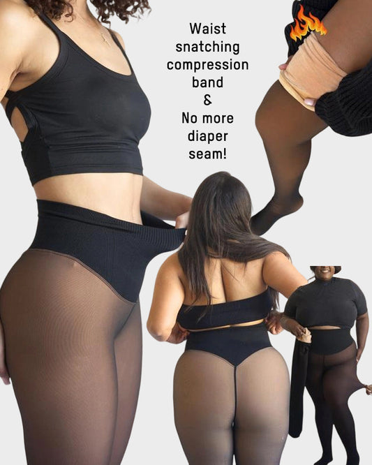 🔥Heißer Verkauf 50 % Rabatt!!⚡Über 50.000 Stück verkauft!❄️Fleece-Leggings mit einer Naht für eine schöne Silhouette✨Bleiben Sie warm. Sehen Sie gut aus.