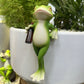 🐸Frühling Heißer Verkauf 49% Rabatt🍃Frosch-Blumentopf-Hänger-Ornament🍷