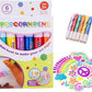 💥KAUF 2, ERHALTE 1 GRATIS + 50 % RABATT!🎄🎁Magische Popcorn-Stifte mit Blaseneffekt, wärmeaktivierte Popcorn-Stifte, DIY-3D-Kunstmarker für Kinderbastelprojekte