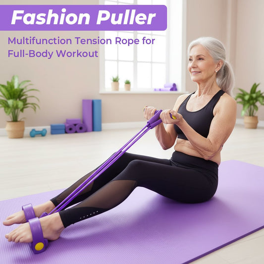 🎁Heißer Verkauf 50 % Rabatt heute!🔥Neuestes 6-Rohr-Pedalwiderstandsgerät, abnehmbares und einstellbares Pedalwiderstandsgerät