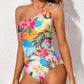 🍹Sommerschlussverkauf 50% Rabatt☀️Einteiliger Badeanzug mit One-Shoulder-Träger für Damen