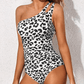 🍹Sommerschlussverkauf 50% Rabatt☀️Einteiliger Badeanzug mit One-Shoulder-Träger für Damen