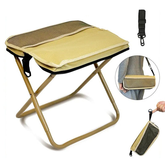 🔥Letzter Tag: 50% Rabatt!🔥Ultraleichter Klapphocker – Trägt bis zu 120 kg🪑