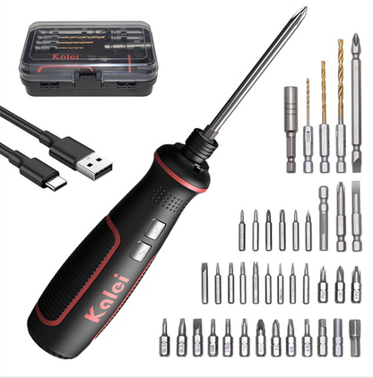 🔥Blitzangebot! 50 % Rabatt⚡💼Tragbarer Elektro-Schraubenzieher Set