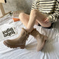 👢⚡Neu eingetroffen Sale-50 % Rabatt❄️Damen-Winter-Fleece-Schneestiefel✨