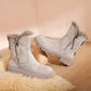 👢⚡Neu eingetroffen Sale-50 % Rabatt❄️Damen-Winter-Fleece-Schneestiefel✨