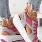 Neue Muffin-Sandalen mit Kontrastnähten und Hohlriemen-6