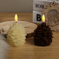 🎅Weihnachtsverkauf 49% Rabatt🎄Flammenlose LED-Tannenzapfenkerzen für die Feiertagsdekoration