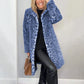🥰2025 Neue Mode – 50 % Rabatt💖Mittellange Jacke mit Leopardenmuster für Damen