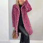 🥰2025 Neue Mode – 50 % Rabatt💖Mittellange Jacke mit Leopardenmuster für Damen