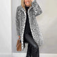 🥰2025 Neue Mode – 50 % Rabatt💖Mittellange Jacke mit Leopardenmuster für Damen