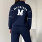 💕Herbst-Sonderangebot – 50 % Rabatt💕Lässiges Sweatshirt 2-teiliges Set mit Linie