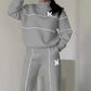 💕Herbst-Sonderangebot – 50 % Rabatt💕Lässiges Sweatshirt 2-teiliges Set mit Linie