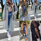 🎉📢50% Rabatt!!💃Oversize-Kapuzen-Sweatshirt-Mantel für Damen