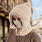 🔥Heißer Winterschlussverkauf 49% Rabatt🔥Damen Winter Einteilig Gestrickte Mütze Schal Maske