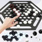 🔥Zeitlich begrenztes Angebot 49% Rabatt🎁Schwarzes und weißes intellektuelles Schach-Brettspiel-Set
