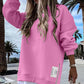 💖Limitierter Verkauf 50 % Rabatt💖Langärmeliges Pullover-Sweatshirtkleid mit Reißverschluss und Schlitz