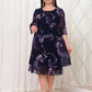 💟Neujahrs-Hot-Sale 49% Rabatt💟Neue geraffte Ärmel Elegante gedruckte Chiffonkleider📐[M - 4XL]