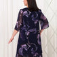 💟Neujahrs-Hot-Sale 49% Rabatt💟Neue geraffte Ärmel Elegante gedruckte Chiffonkleider📐[M - 4XL]