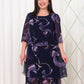 💟Neujahrs-Hot-Sale 49% Rabatt💟Neue geraffte Ärmel Elegante gedruckte Chiffonkleider📐[M - 4XL]
