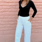 ⏳2025 HEISSER VERKAUF 49% RABATT⏳Stretch Twill Hose mit weitem Bein