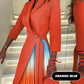 💥Neujahrs-Hot-Sale 49% Rabatt💥Ombre Reverskragen Tailliertes Plissee Blazer Kleid