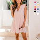 💥LETZTER TAG VERKAUF 50% RABATT💥Damen V-Ausschnitt Kurzarmeliges Hohlspitzenkleid