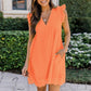💥LETZTER TAG VERKAUF 50% RABATT💥Damen V-Ausschnitt Kurzarmeliges Hohlspitzenkleid
