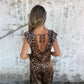 🔥Was soll ich morgen anziehen?✨ Jumpsuit mit V-Ausschnitt und Leopardenmuster für Damen