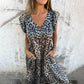 🔥Was soll ich morgen anziehen?✨ Jumpsuit mit V-Ausschnitt und Leopardenmuster für Damen