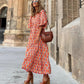 🌷Sommer-Hot-Sale - 50% Rabatt🍃Elegantes Boho Maxikleid mit Puffärmeln und Blumenmuster