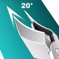 🔥2025 Heißer Verkauf 49% Rabatt🔥Anti-Splash 25 ° Slant Edge Nagel Clipper 3-teiliges Set