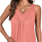 🍃Ärmelloses Tanktop mit V-Ausschnitt für Damen🌸☁️Hautfreundliches und angenehmes Material