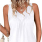🍃Ärmelloses Tanktop mit V-Ausschnitt für Damen🌸☁️Hautfreundliches und angenehmes Material
