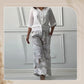 🌷Frühling Hot Sale 49% Rabatt🍃Damenmode Lockeres Cardigan-Shirt & Hose mit hoher Taille Zweiteiliges Set