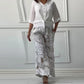 🌷Frühling Hot Sale 49% Rabatt🍃Damenmode Lockeres Cardigan-Shirt & Hose mit hoher Taille Zweiteiliges Set