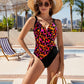 🏖️Sommer-Hot-Sale - 50% Rabatt🌸Einteiliger Push-Up-Badeanzug für Frauen mit Rüschen