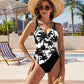 🏖️Sommer-Hot-Sale - 50% Rabatt🌸Einteiliger Push-Up-Badeanzug für Frauen mit Rüschen