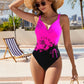 🏖️Sommer-Hot-Sale - 50% Rabatt🌸Einteiliger Push-Up-Badeanzug für Frauen mit Rüschen