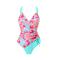 🏖️Sommer-Hot-Sale - 50% Rabatt🌸Einteiliger Push-Up-Badeanzug für Frauen mit Rüschen