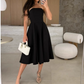 🔥Nur für kurze Zeit: 50 % Rabatt! 🛍️👗Elegantes, einfarbiges, trägerloses Midikleid