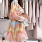 🌺2025 Sommer Neuankömmlinge 50% RABATT👗Damen Elegante Lässige Fließende Bedruckte Kleider