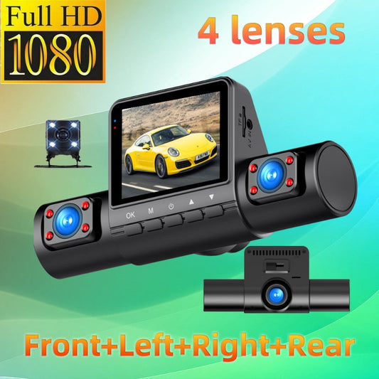 ⏳Begrenzte Zeit 50% Rabatt💥📷Begrenzte Zeit halber Preis - 1080P 4 Kanal Autokamera mit Nachtsicht
