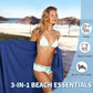 🏖️Sommer-Hot-Sell 50% Rabatt🌞Sun Lounger Handtuch in Tasche mit Taschen Lagerung