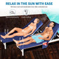 🏖️Sommer-Hot-Sell 50% Rabatt🌞Sun Lounger Handtuch in Tasche mit Taschen Lagerung