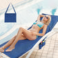 🏖️Sommer-Hot-Sell 50% Rabatt🌞Sun Lounger Handtuch in Tasche mit Taschen Lagerung