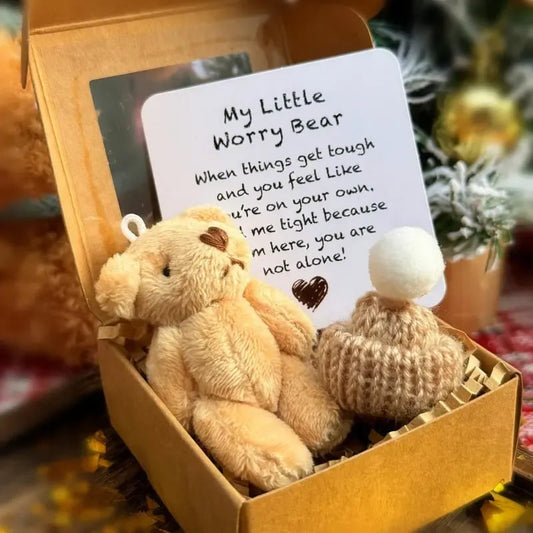 🎁Letzter Tag Sonderpreis-50% Rabatt🔥Handgefertigter Mini-Plüsch-Teddybär in einer Box🐻